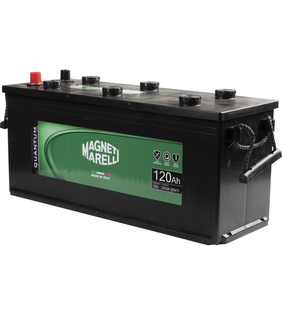 Magneti marelli batteria per autocarri 120ah 12v 820a en1 per cassetta mac